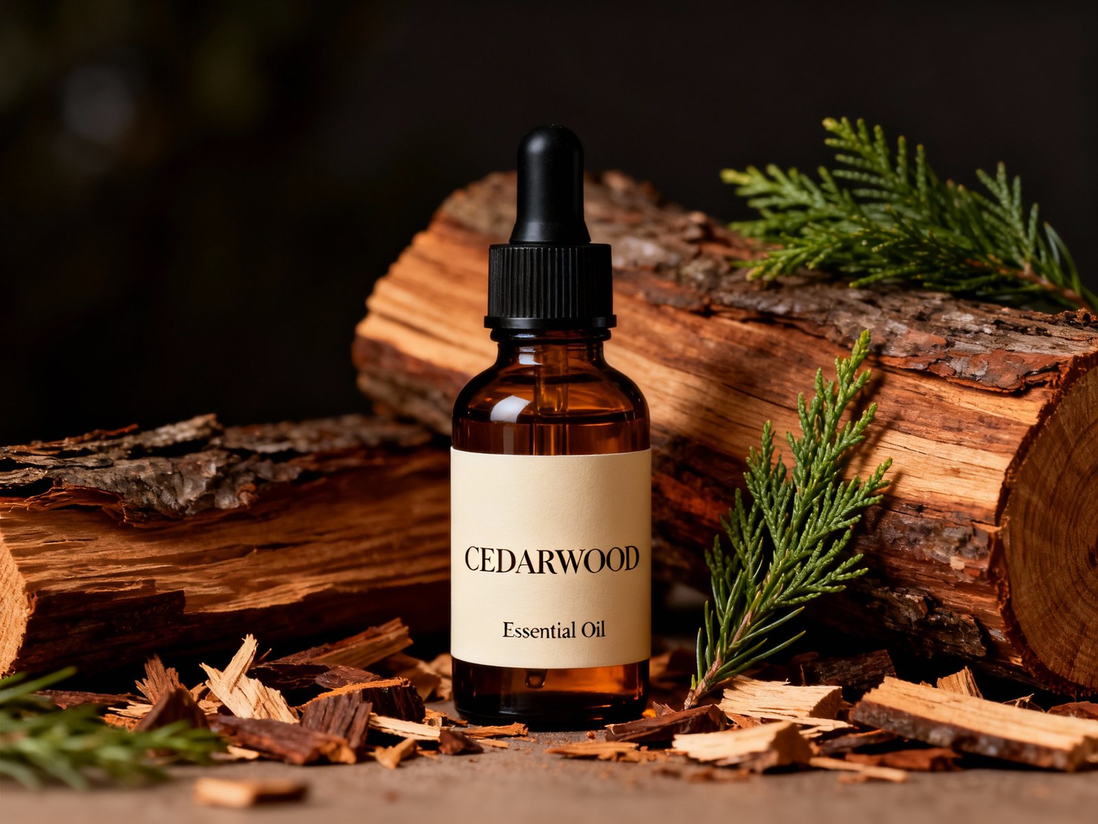 Cedarwood Essential Oil - US FDA / Kosher / Halal Certified / ISO 22000:2018 Certified