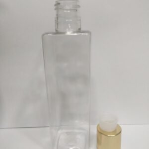 200 ML PET Bottle With Golden CAP - Pack of 12