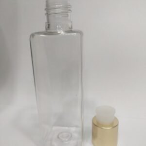 100 ML PET Bottle With Golden CAP - Pack of 12