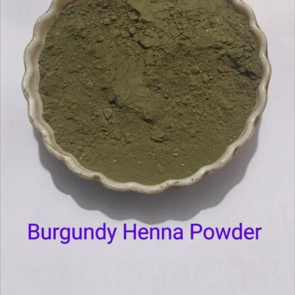 Burgundy Hair Color - Heena powder base